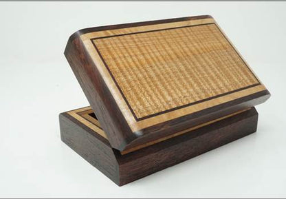 Rosewood Box With Maple Top