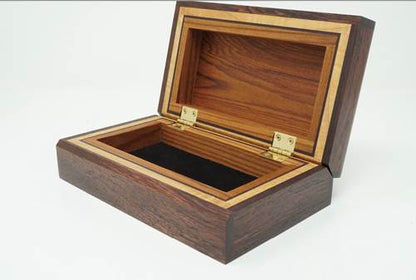 Rosewood Box With Maple Top