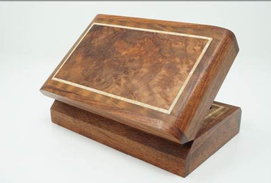 7X4 Redwood Burl and Sapele Box