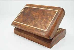 7X4 Redwood Burl and Sapele Box