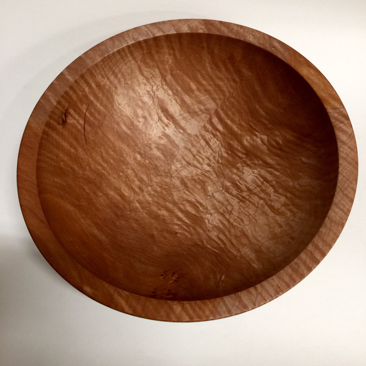 Fiddle Back Maple Bowl