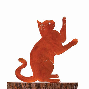 Playing Cat Sillhouette