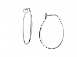 Medium Sterling Silver Olivia Hoop Earing