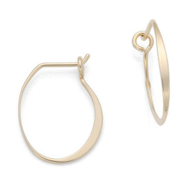 Medium 14k Olivia Hoop Earing