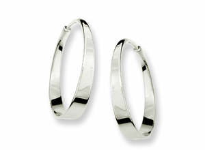 Aura Hoop Earring Sterling Silver