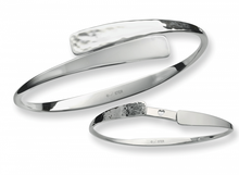 Load image into Gallery viewer, Secret Heart, Shimmering Hammered-Sterling Silver Bracelet