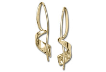 Load image into Gallery viewer, Corkscrew Earring 14K