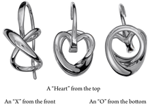 Load image into Gallery viewer, Secret Heart Sterling Silver Earring, Small