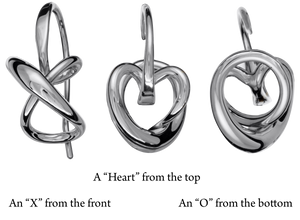 Secret Heart Sterling Silver Earring, Small