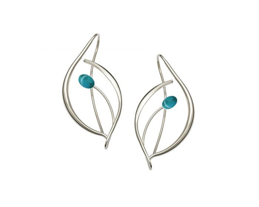 Jonquil Sterling Silver and Tourquoise Earrings