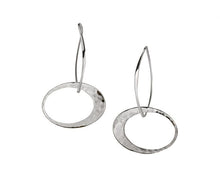 Load image into Gallery viewer, Elliptical Elegance Sterling Silver Earrings, Large
