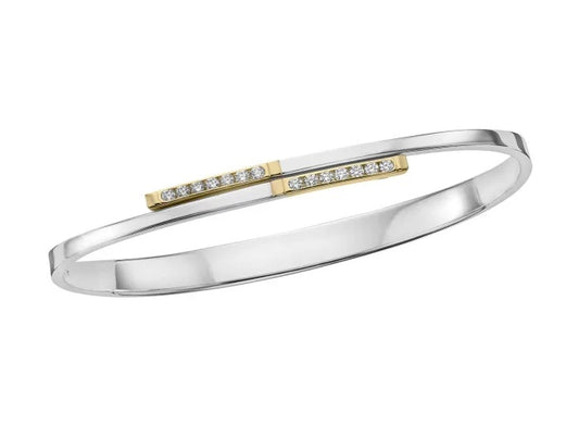 Sterling Silver and Diamond Ice Delight Bracelet
