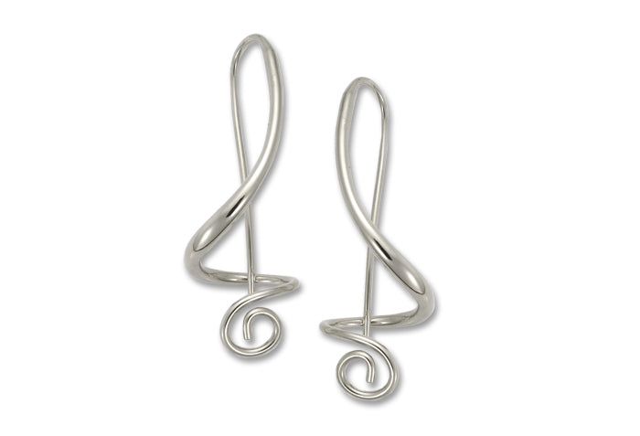 Hand Forged Symphony Earring Large