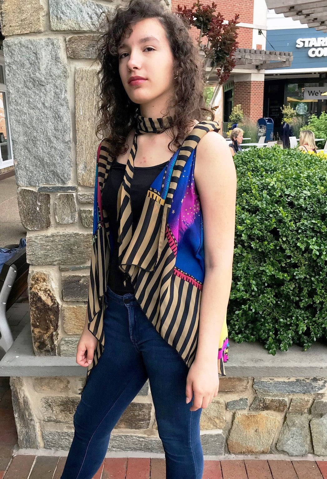 Sun Vest With Scarf
