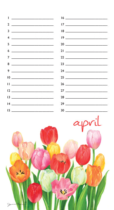 Flowers Events Calendar