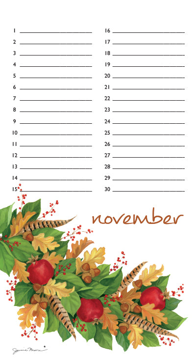 Flowers Events Calendar