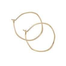 Load image into Gallery viewer, Minimal Organic Circle Hoops