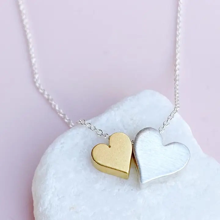 2 Happy Hearts Necklace