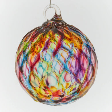 Rainbow Diamond Facet Ornament