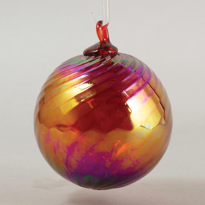 ROWAN RED OPTIC TWIST Ornament