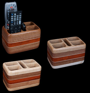 Hardwood Remote Control Holder