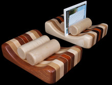 Load image into Gallery viewer, Wood Rollers Mail Holder