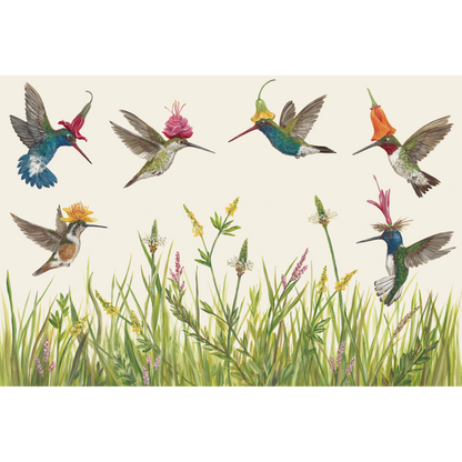 Paper Himmingbirds Placemats