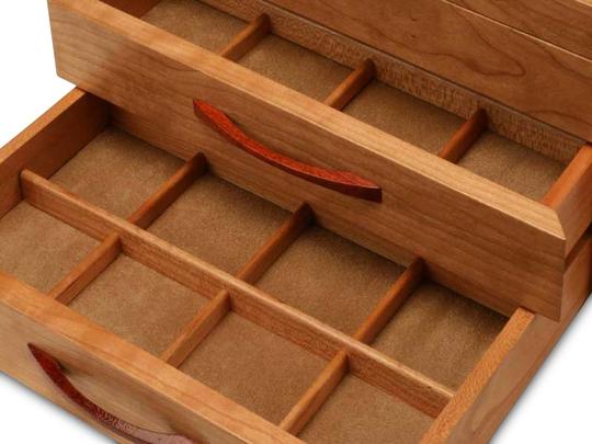 2 Drawer Cherry Mission Box
