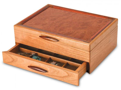 1 Drawer Cherry Jewelry Box