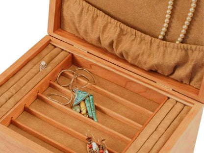 1 Drawer Cherry Jewelry Box