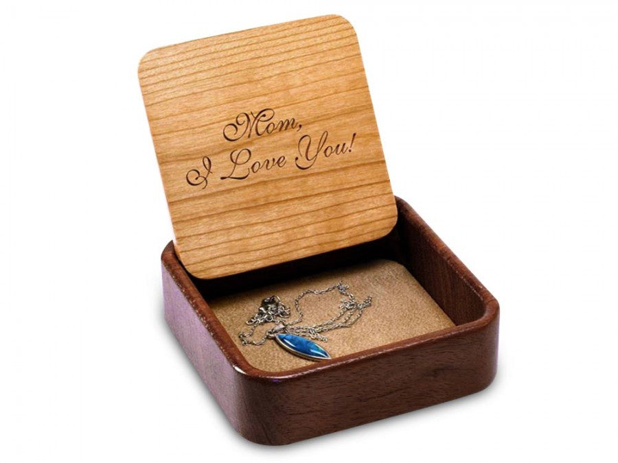 Flip Top I Love You Mom Heart Box