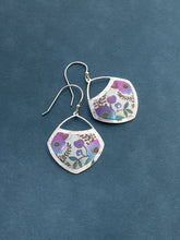 Load image into Gallery viewer, Bright Blossom Earrings Blue Mist