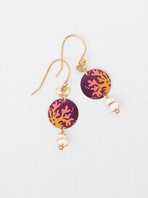 Ear, Coral Reef Burgandy