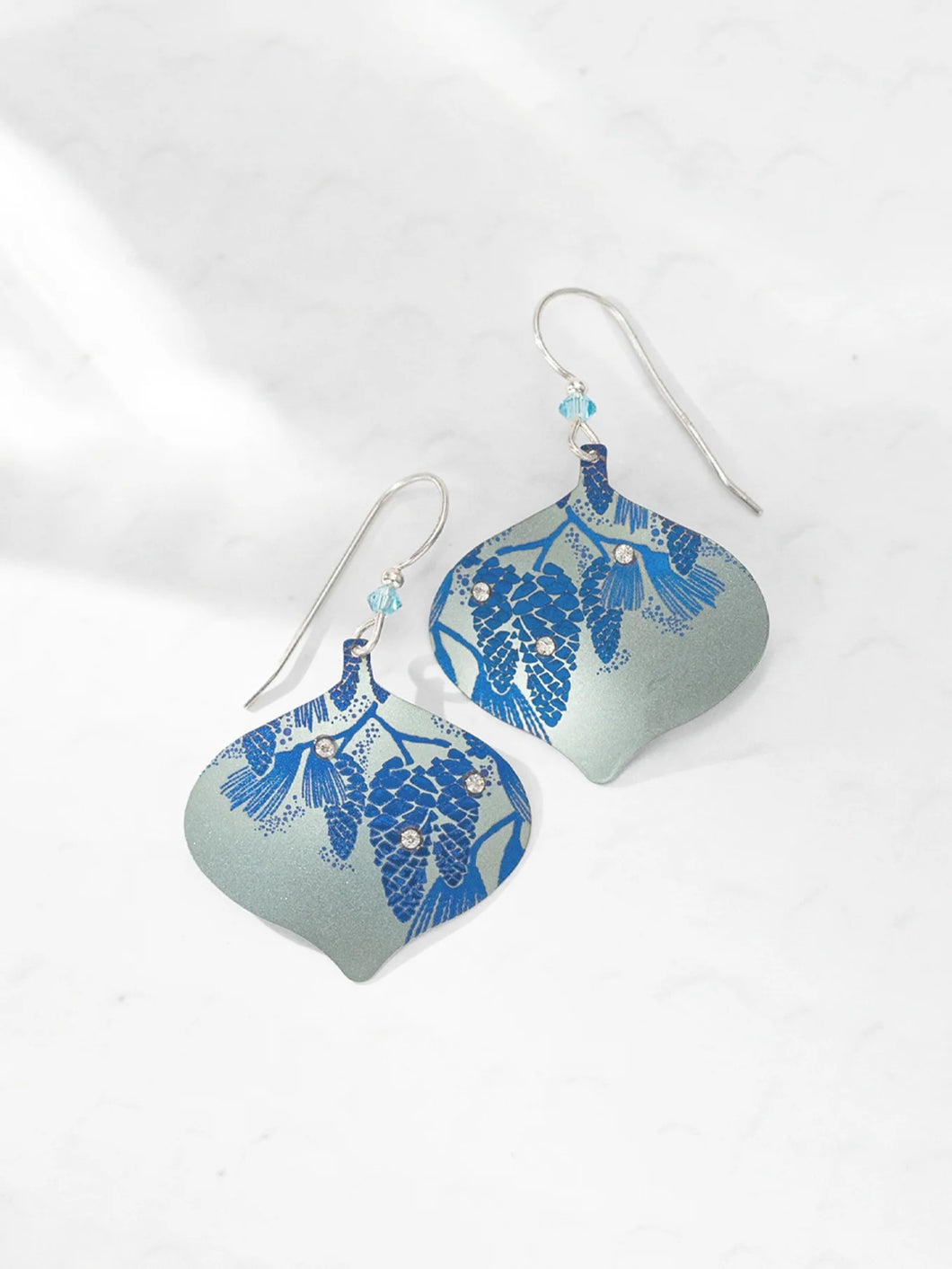 Ear, Cryst Clara in Ice Blue