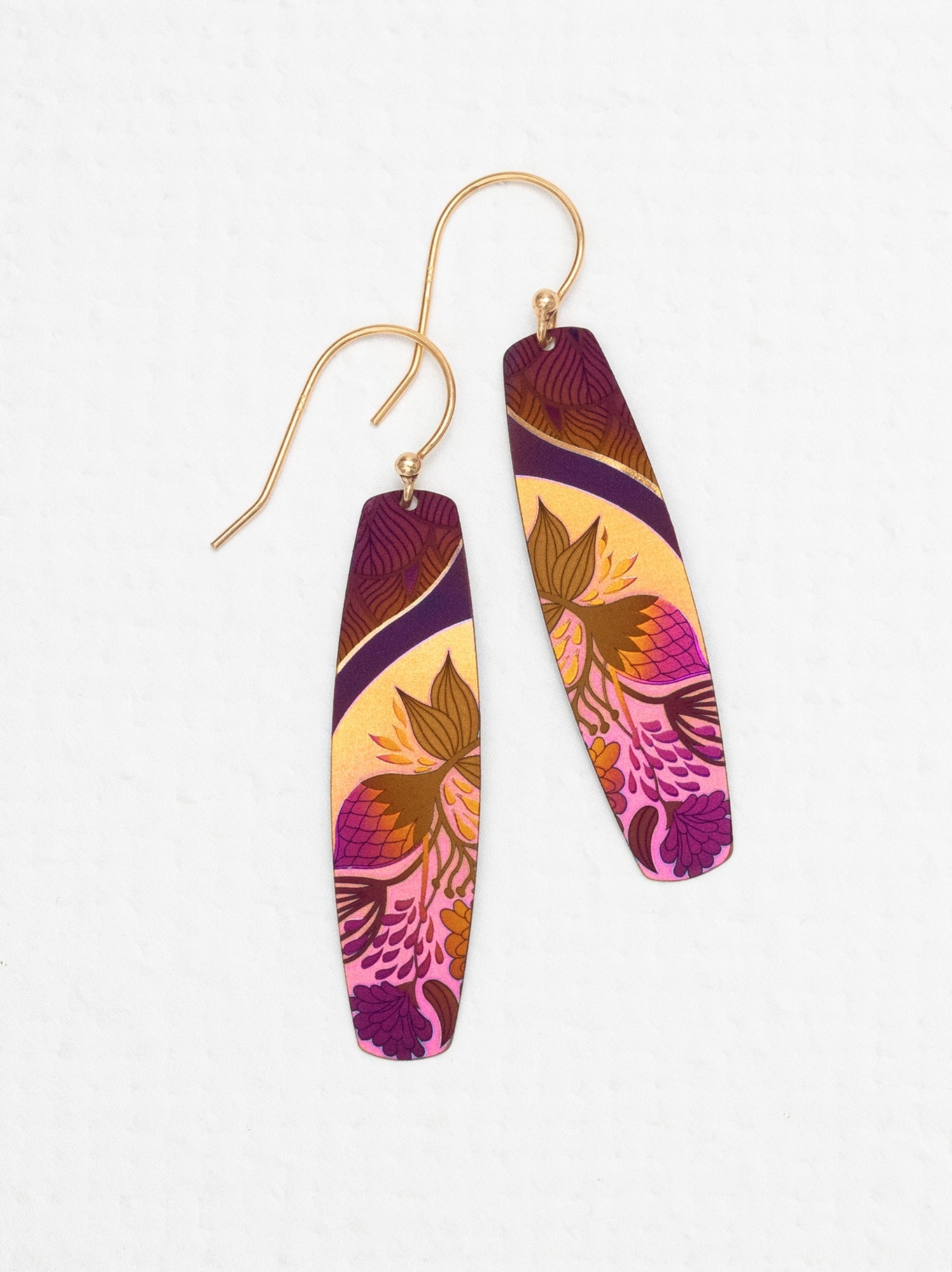 Malia Earrings Amber Wave