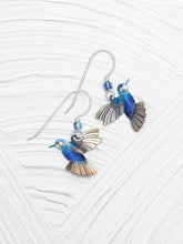 Load image into Gallery viewer, Picaflor Earrings Blue Radiance/Silver