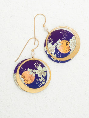 Luna Earrings in Blue Moon