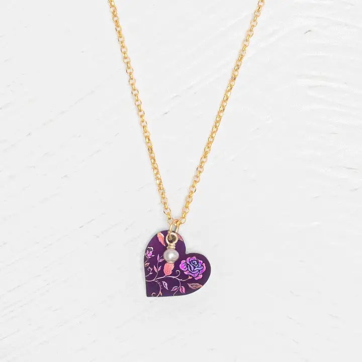 Budding Heart Necklace