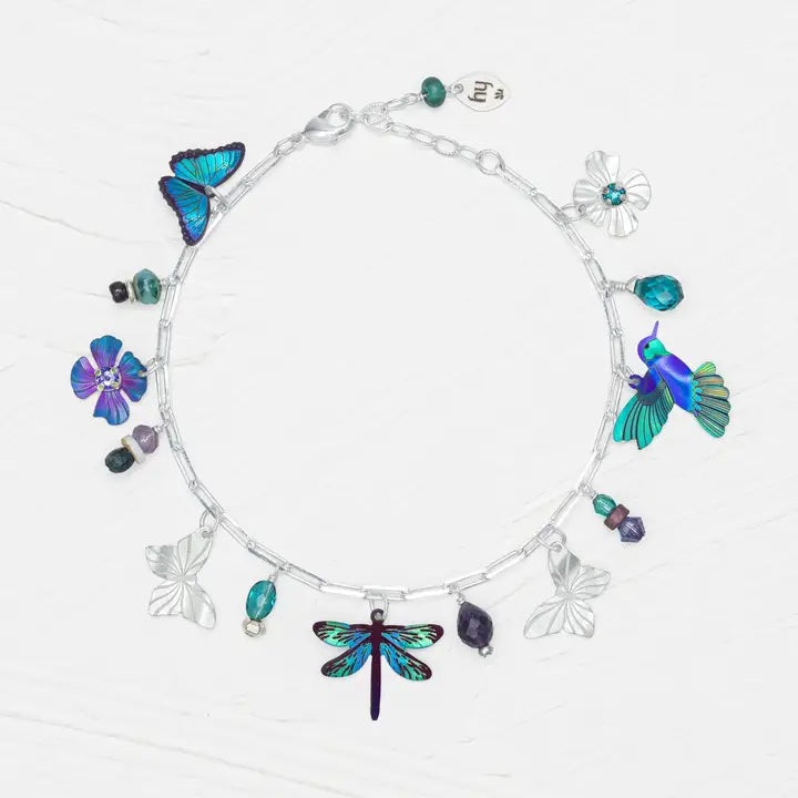 Garden Whimsy Charm Bracelet