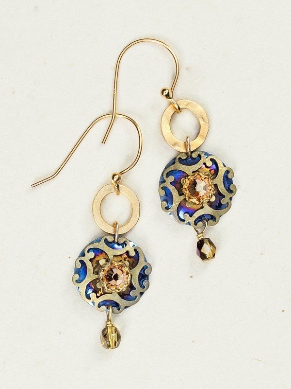 Encircled Abela Earrings Denim