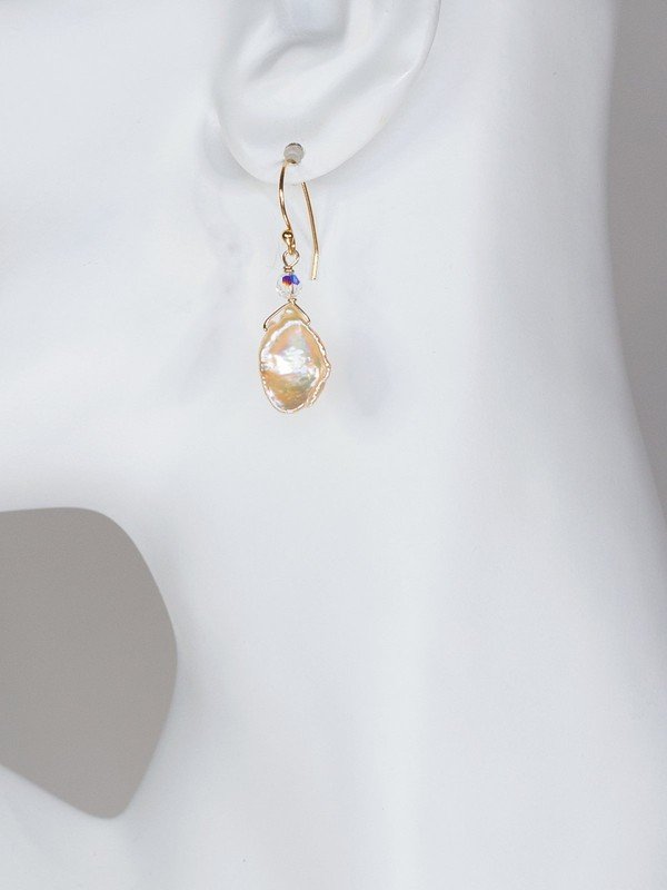 Margo Earrings Blush Gold