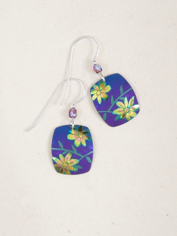 Meadow Earrings Purple