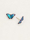 Petite Bella Butterfly Earring in Blue Radiance