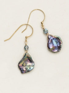 Margo Earrings Peacock Pearl