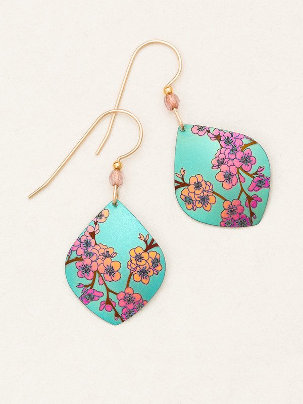 Spring in Bloom Earrings Teal