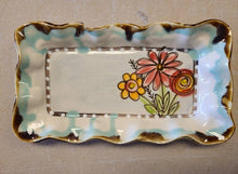 Load image into Gallery viewer, Dessert Tray, Drip Flowers