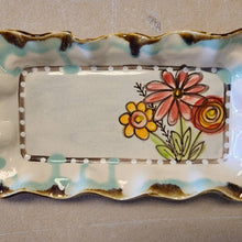 Load image into Gallery viewer, Dessert Tray, Drip Flowers