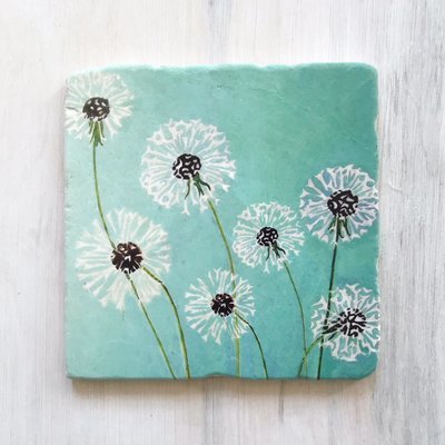Trivet/Tile, Dandelion