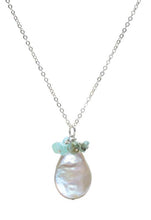 Load image into Gallery viewer, Sterling Silver Peruvian Opal Necklace