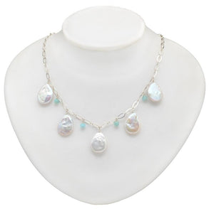 Neck S/S Peruvian Opal